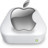 Drive Apple gray Icon